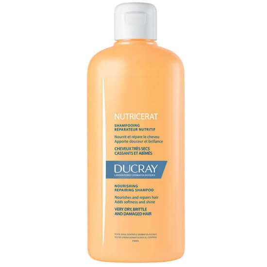 Ducray Nutricerat besleyici şampuan 200 ml kuru ve yıpranmış saçlar için nazik temizleme nemlendirme yumuşaklık parlaklık- 1