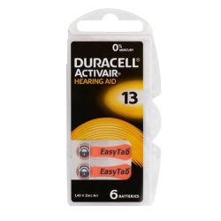 Duracell Activair İşitme Cihazı Pili 13 Numara 6 lı - Duracell