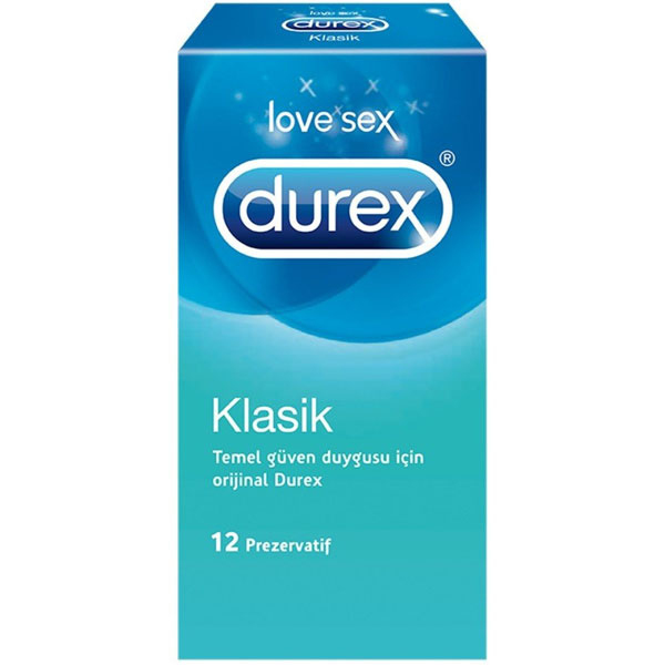 Durex Klasik 12 Adet Prezarvatif