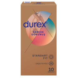 Durex Gerçek Dokunuş Prezervatif 10 lu Gold Ambalaj - Durex