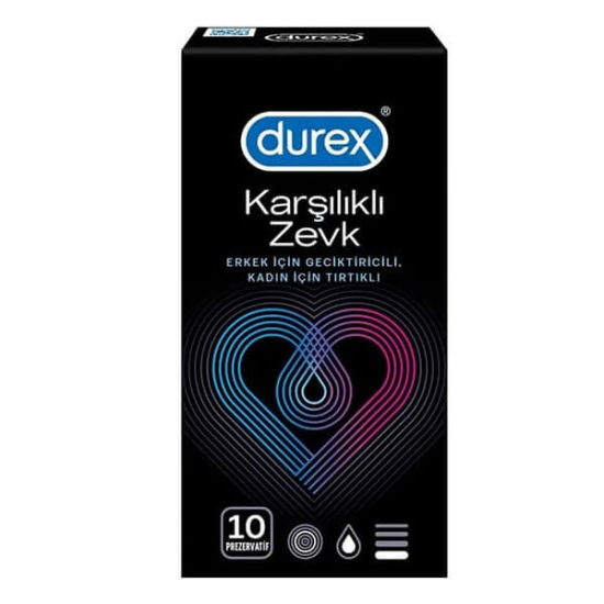  Durex Karşılıklı Zevk Prezervatif 10lu - 1