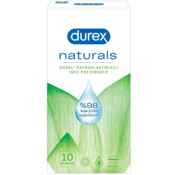 Durex - Durex Naturals 10 Adet Prezervatif Durex - Durex Naturals 10 Adet Prezervatif