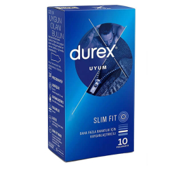 Durex Prezervatif Slim Fit Uyum 10lu - Durex