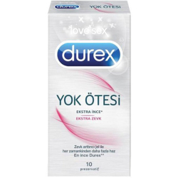 Durex - Durex Yok Ötesi Ultra Kaygan 10 Adet Prezervatif Durex - Durex Yok Ötesi Ultra Kaygan 10 Adet Prezervatif
