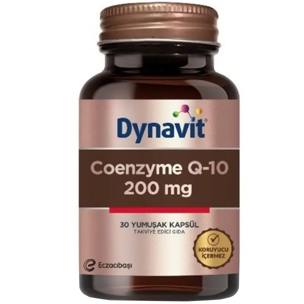 Dynavit Koenzim Q10 200 mg 30 Kapsül Gıda Takviyesi