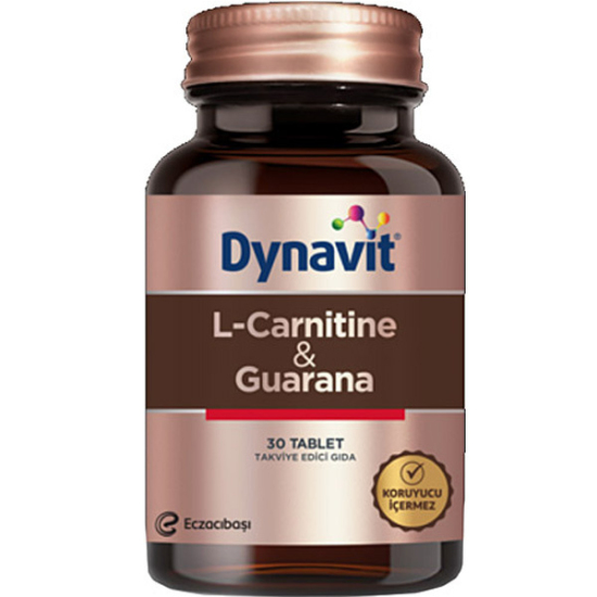Dynavit L-Carnitine ve Guarana Takviye Edici Gıda 30 Tablet - 1