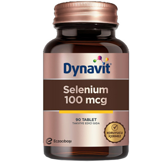 Dynavit Selenium 100 mcg Takviye Edici Gıda 90 Tablet - 1
