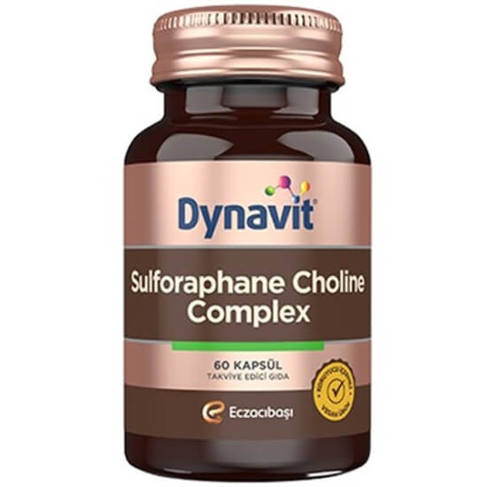 Dynavit Sulforaphane Choline Complex 60 tablet kolin 82,5 mg brokoli ekstresi 62,5 mg meryem ana dikeni enginar- 1