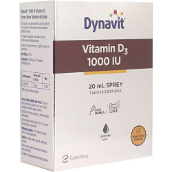 Dynavit Vitamin D3 1000 IU Sprey 20 ML - Thumbnail
