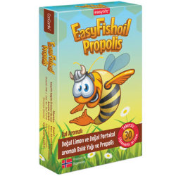 Easy Fish Oil Propolis 30 Çiğnenebilir Jel - Easyvit - Easy Fish Oil