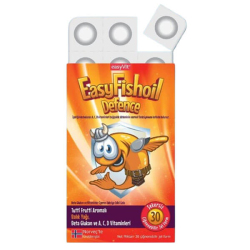 EasyFishoil Defence Karışık Meyve Aromalı 30 Jel Tablet - Easyvit - Easy Fish Oil