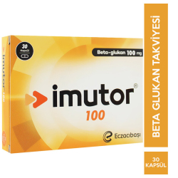 Eczacıbaşı - Eczacıbaşı İmutor Beta Glukan 30 Kapsül Eczacıbaşı - Eczacıbaşı İmutor Beta Glukan 30 Kapsül
