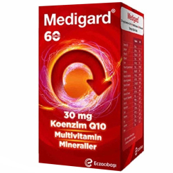 Eczacıbaşı - Eczacıbaşı Medigard Koenzim Q10 Vitamin ve Mineral Kompleks 60 Tablet Eczacıbaşı - Eczacıbaşı Medigard Koenzim Q10 Vitamin ve Mineral Kompleks 60 Tablet
