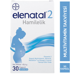 Bayer - Elenatal 2 Takviye Edici Gıda 30 Tablet Bayer - Elenatal 2 Takviye Edici Gıda 30 Tablet