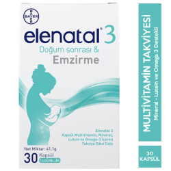 Bayer - Elenatal 3 Takviye Edici Gıda 30 Tablet Bayer - Elenatal 3 Takviye Edici Gıda 30 Tablet