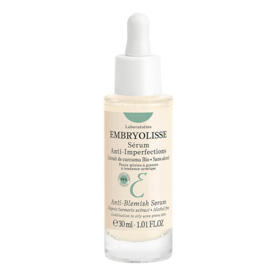 Embryolisse Anti Imperfection Serum 30 ml akne ve siyah nokta karşıtı yüz serumu, %99 doğal kökenli, organik zerdeçal özlü- 1