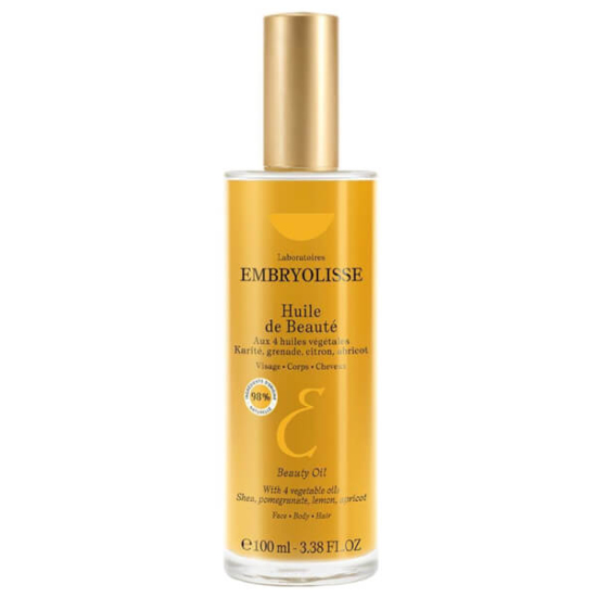 Embryolisse Beauty Oil 100 ml çok amaçlı kuru yağ, shea, nar çekirdeği, limon ve kayısı yağı, yüz vücut saç- 1