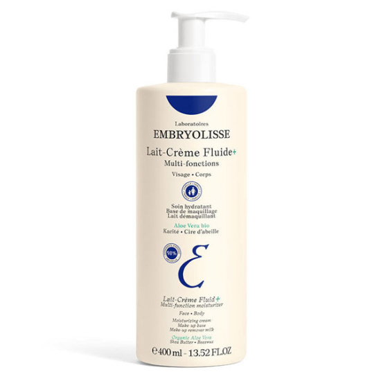 Embryolisse Lait Creme Fluide 400 ml nemlendirici krem, shea yağı, aloe vera, balmumu ve soya proteinli, tüm ciltler- 1
