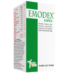 Emodex - Emodex Kapsül 60 Tablet Gıda Takviyesi Emodex - Emodex Kapsül 60 Tablet Gıda Takviyesi