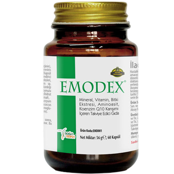 Emodex Kapsül 60 Tablet Gıda Takviyesi