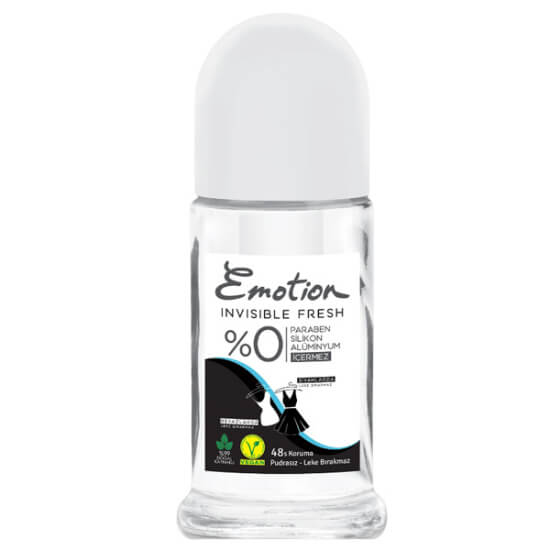 Emotion Roll On Invisible Fresh kadın deodorant 50 ml roll on pudrasız leke bırakmaz 48 saat etkili- 1