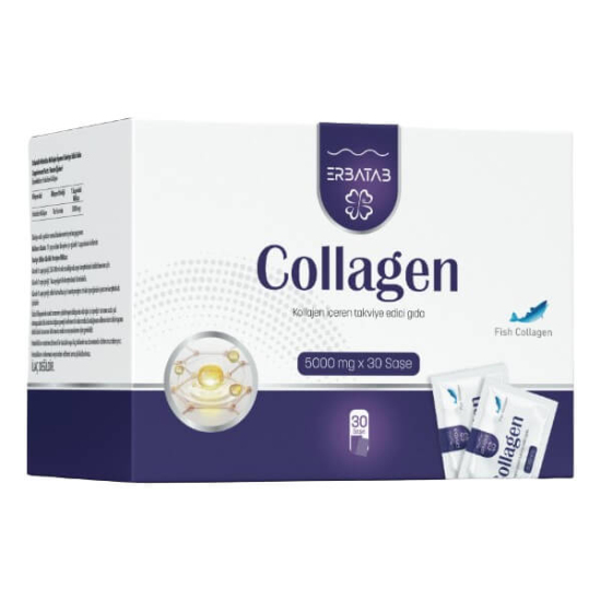  Erbatab Hidrolize Kollajen 5000 mg 30 Saşe - 1
