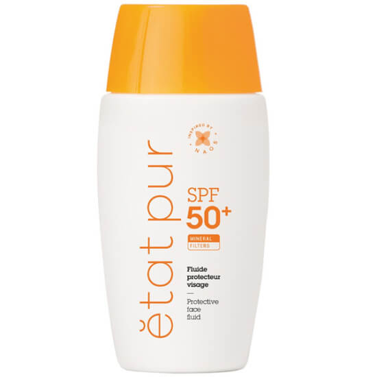 Etat Pur Fluide Mineral Güneş Kremi SPF50 40 ml %100 mineral filtre ultra akışkan UVA UVB koruma shea ayçiçeği- 1