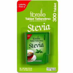 Fibrelle - Fibrelle Stevia Tatlandırıcı 300 Tablet Fibrelle - Fibrelle Stevia Tatlandırıcı 300 Tablet