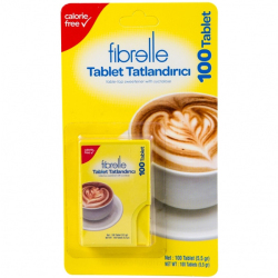 Fibrelle - Fibrelle Tablet Tatlandırıcı 100 Adet Fibrelle - Fibrelle Tablet Tatlandırıcı 100 Adet