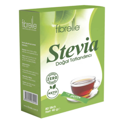 Fibrelle Ultra Stevialı Stick Tatlandırıcı 80 Stick - Fibrelle