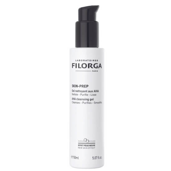 Filorga Skin Prep AHA Cleansing Gel 150 ml AHA içerikli yüz temizleme jeli köpüğe dönüşen formül matlaştırıcı etki- 1