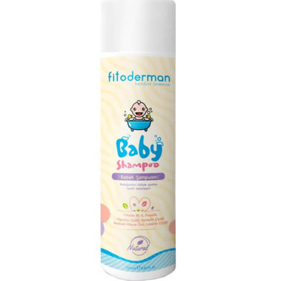 Fitoderman Baby Shampoo 250 ml bebek şampuanı nazik temizlik papatya çiçeği propolis lavanta çiçeği içerir- 1
