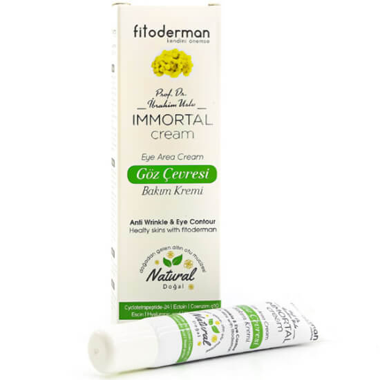 Fitoderman Göz Çevresi Bakım Kremi 20 ml, hyaluronik asit ve kafein, Coenzim Q10, ectoin, escin içeren krem- 1