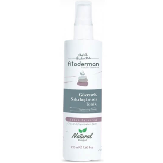 Fitoderman gözenek sıkılaştırıcı tonik 225 ml, cilt dengesini destekler, gözenek görünümünü azaltır, ışıltı verir- 1