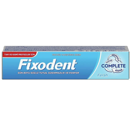  Fixodent Diş Protez Yapıştırıcı Krem Complete Ekstra Ferah 47 gr - 1