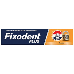 Fixodent Plus Diş Protez Yapıştırıcı Tat İçermez Krem 40 gr - Fixodent