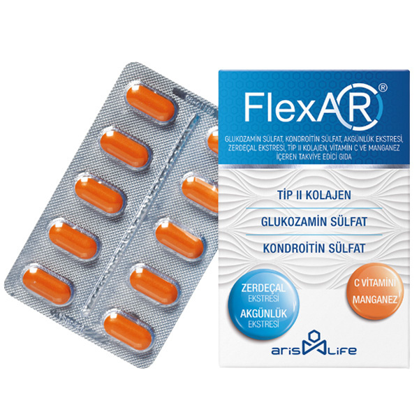 Flexar 30 Tablet Kolajen Takviyesi