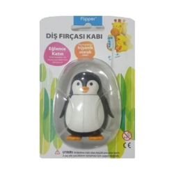 Flipper Diş Fırçası Kabı Penguen - Flipper