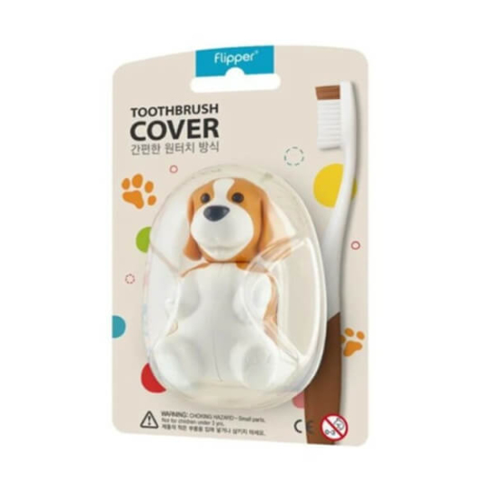  Flipper Hijyenik Diş Fırçası Kabı Köpek - 1