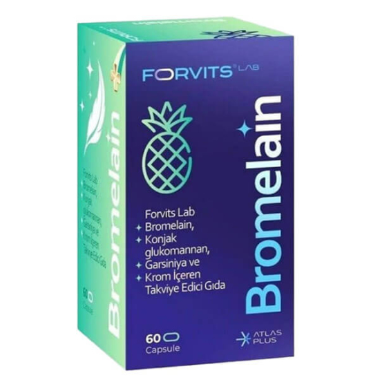  Forvits Lab Bromelain 60 Kapsül - 1