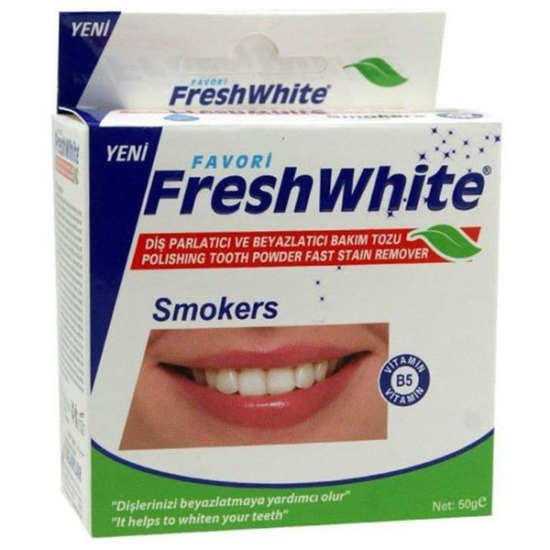  Fresh White Diş Tozu Smokers 50 gr - 1