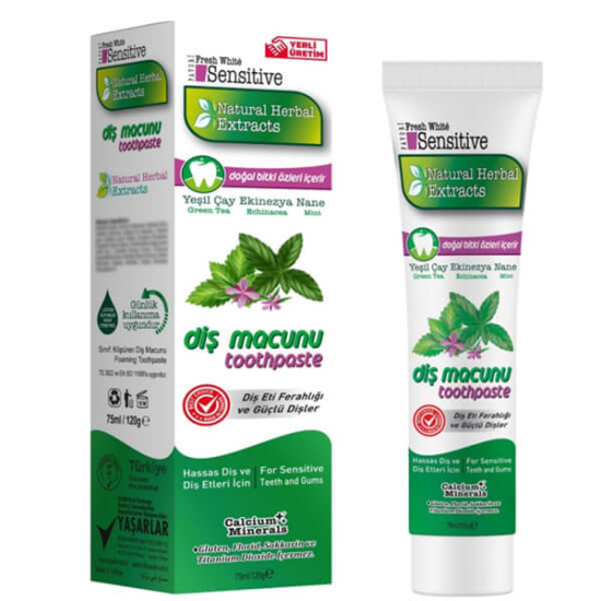  Fresh White Natural Diş Macunu 75 ml - 1
