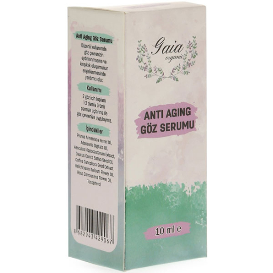 Gaia Organic Anti Aging Göz Serumu 10 ML - 3