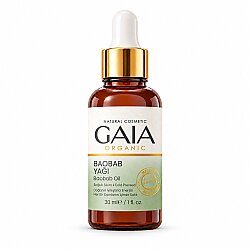 Gaia Organic Soğuk Sıkım Baobab Yağı 30 ML - Gaia Organic