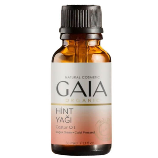  Gaia Organic Soğuk Sıkım Hint Yağı 50 ml - 1