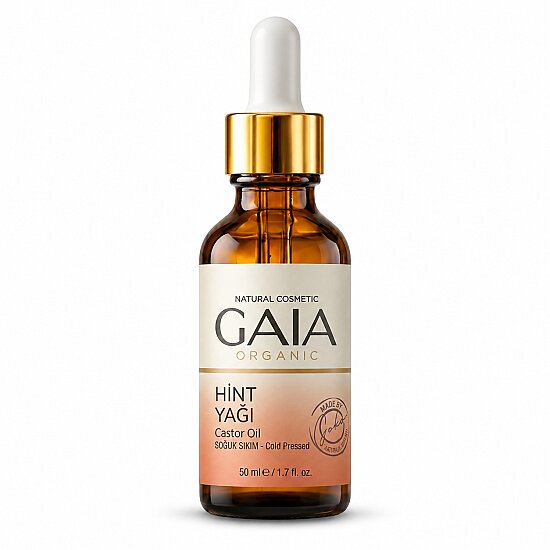 Gaia Organic Soğuk Sıkım Hint Yağı 50 ml - 1
