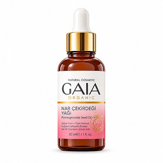 Gaia Organic Soğuk Sıkım Nar Çekirdeği Yağı 30 ml