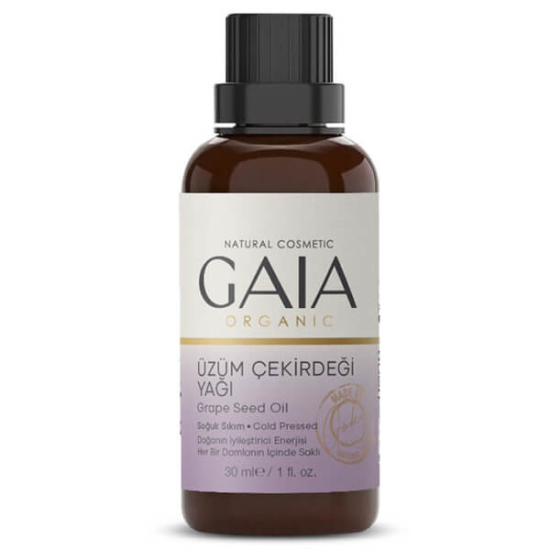  Gaia Organic Soğuk Sıkım Üzüm Çekirdeği Yağı 30 ml - 1