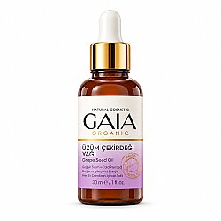 Gaia Organic Soğuk Sıkım Üzüm Çekirdeği Yağı 30 ml - Gaia Organic