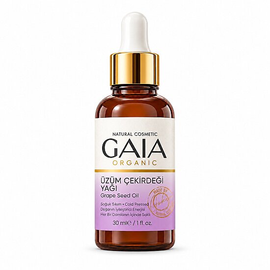 Gaia Organic Soğuk Sıkım Üzüm Çekirdeği Yağı 30 ml